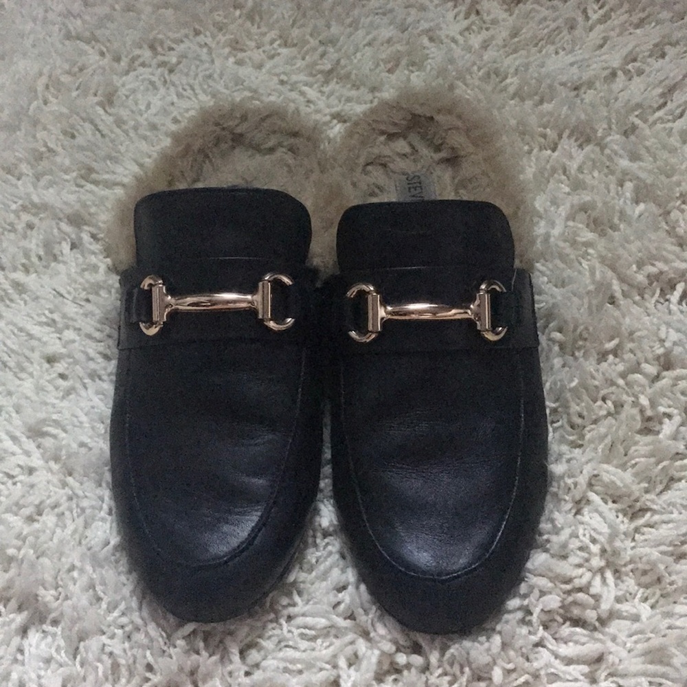 Steve Madden fur mules